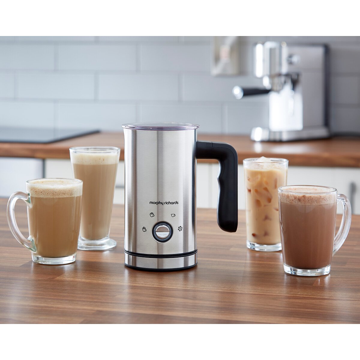 Stainless Steel Milk Frother - 210003 stainless steel, MORPHY RICHARDS
