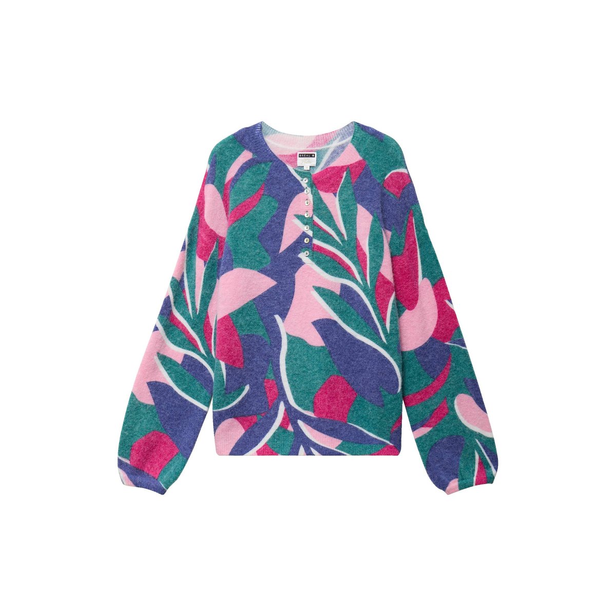 Pull col tunisien bleu, BREAL