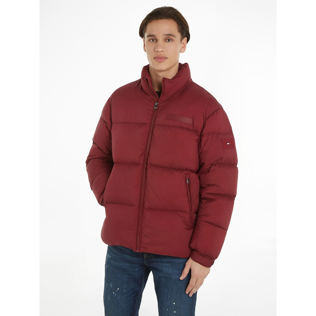 Doudoune sans capuche New York rouge, TOMMY HILFIGER