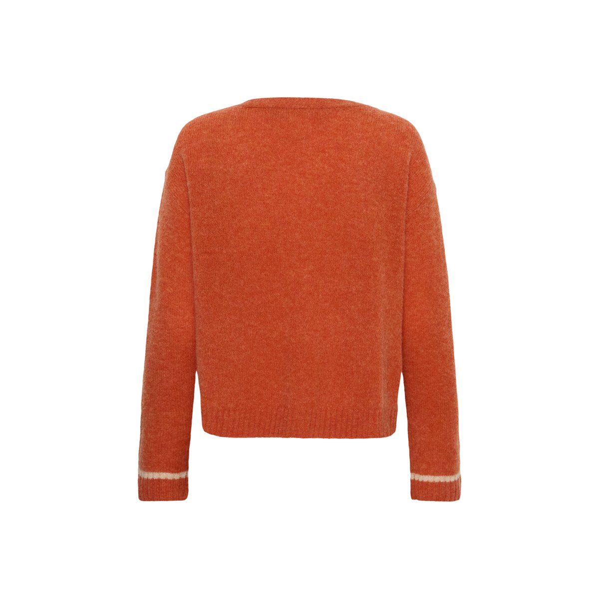 Pullover tricoté orange mecca orange melange, CULTURE
