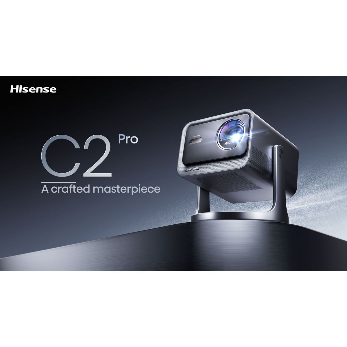 Vidéoprojecteur home cinéma Laser TV Trichroma C2 PRO gris, HISENSE