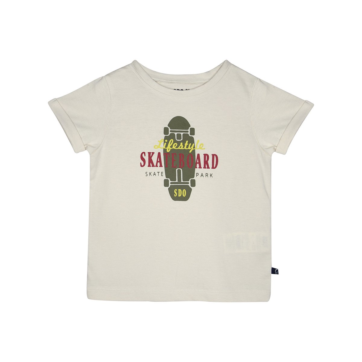 Tshirt narcissio manches courtes enfant beige, SUCRE D'ORGE