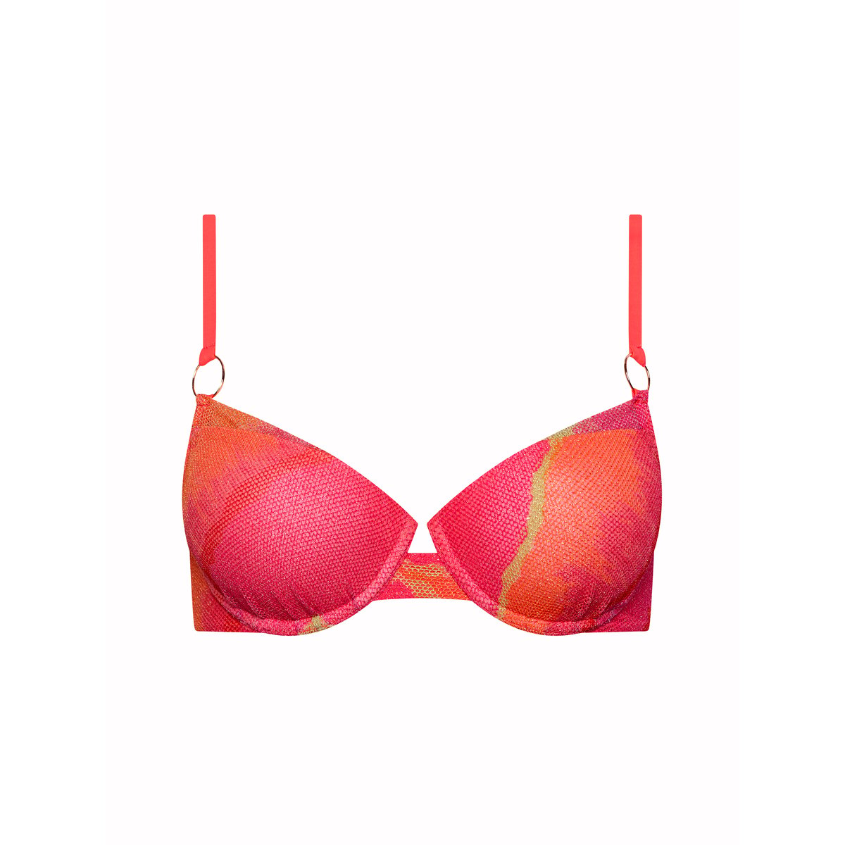 Haut maillot de bain préformé ATLANTIDA orange, LISCA