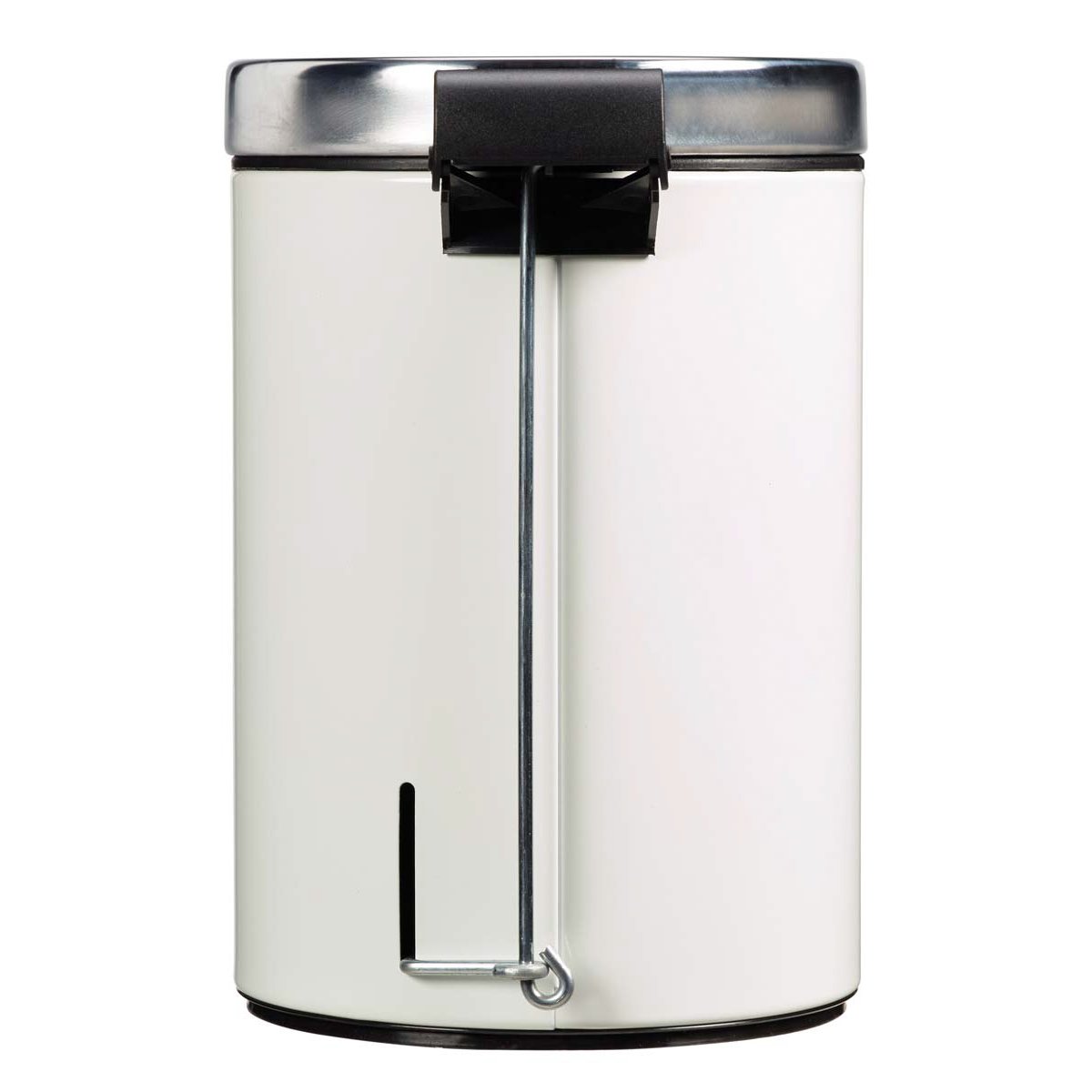 Poubelle de salle de bains à pédale 3L Fabriqué en France - DUO blanc, ROSSIGNOL