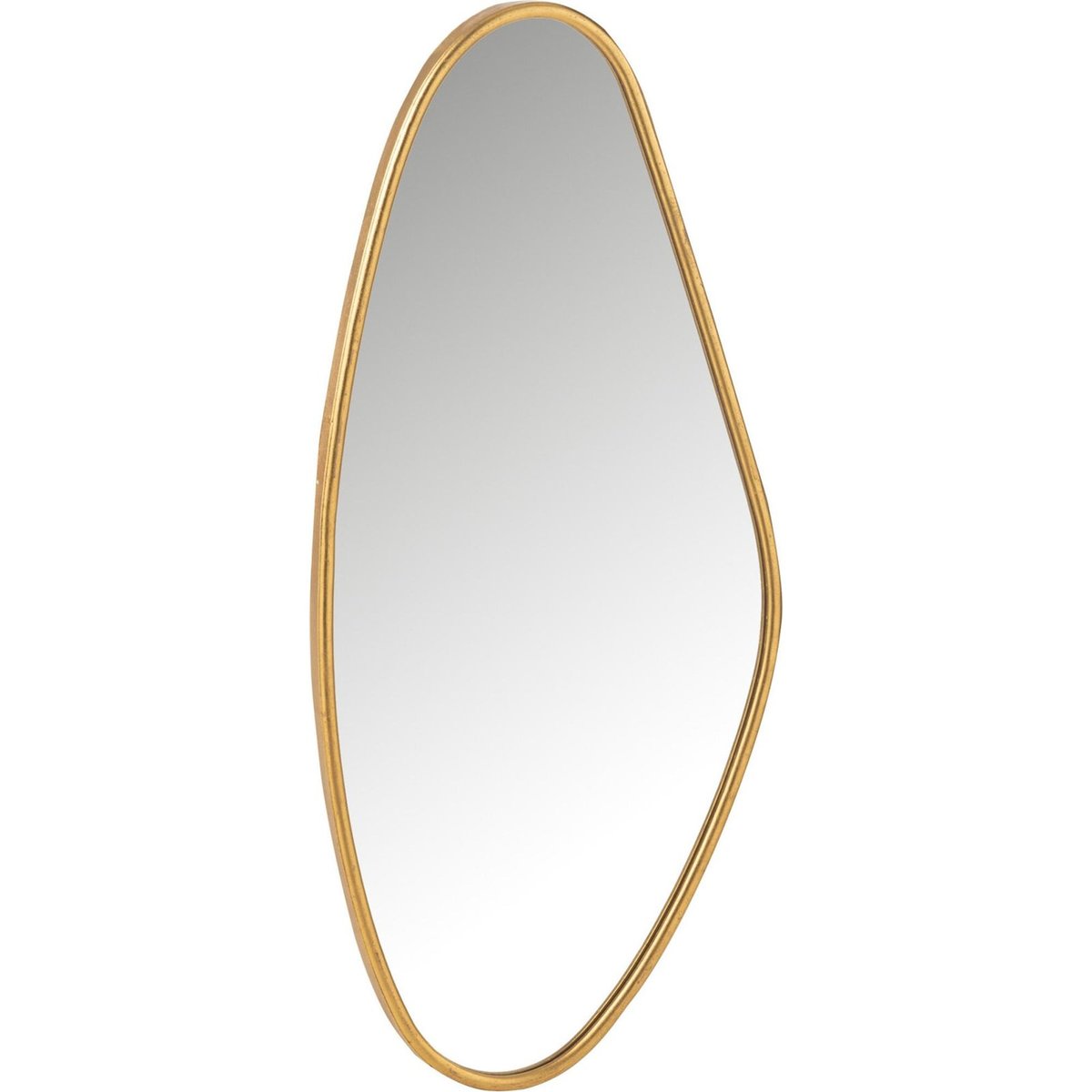 Miroir abstrait en verre doré, RECOLLECTION