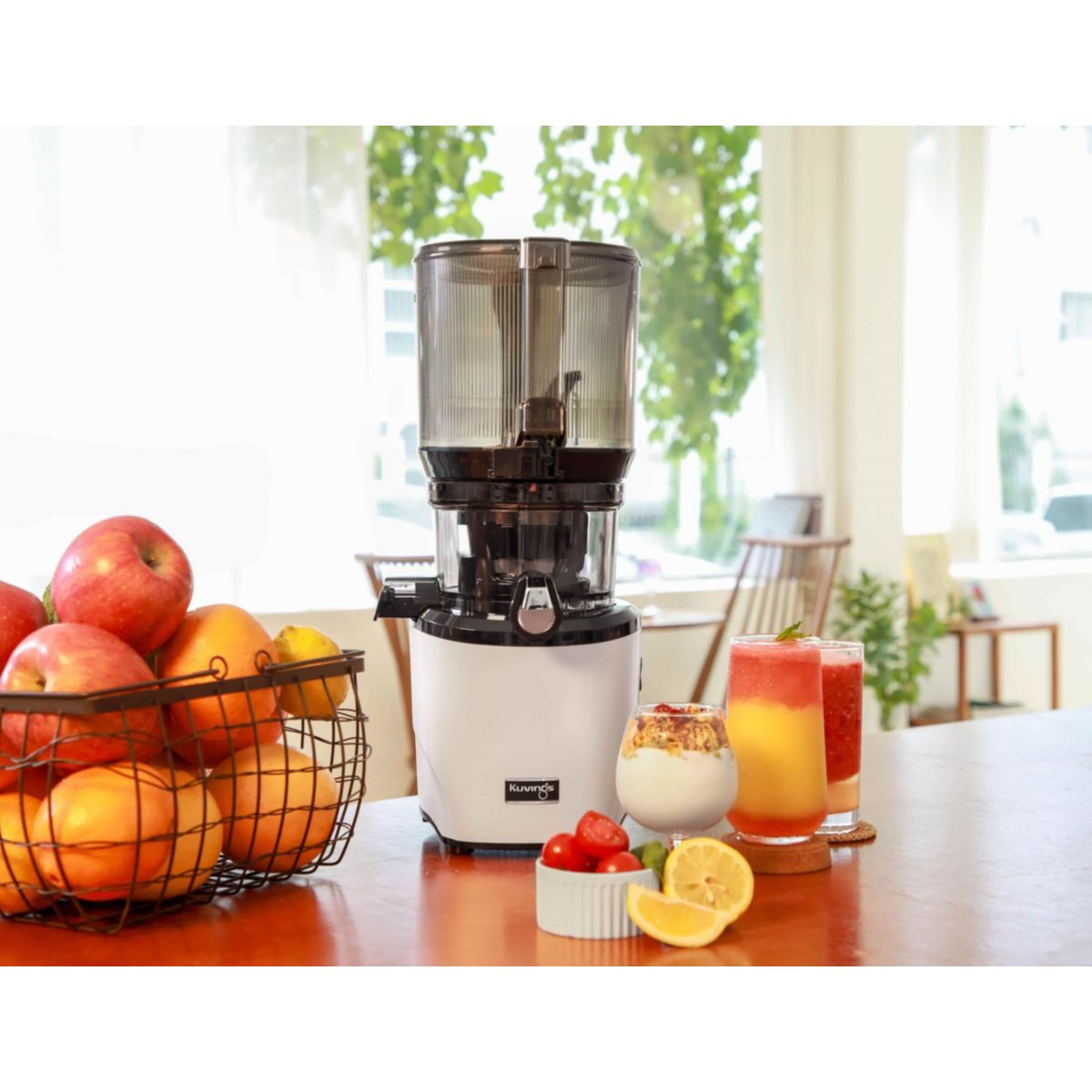 Extracteur de jus automatique blanc AUTO10S KHS2591CE W couleur unique, KUVINGS