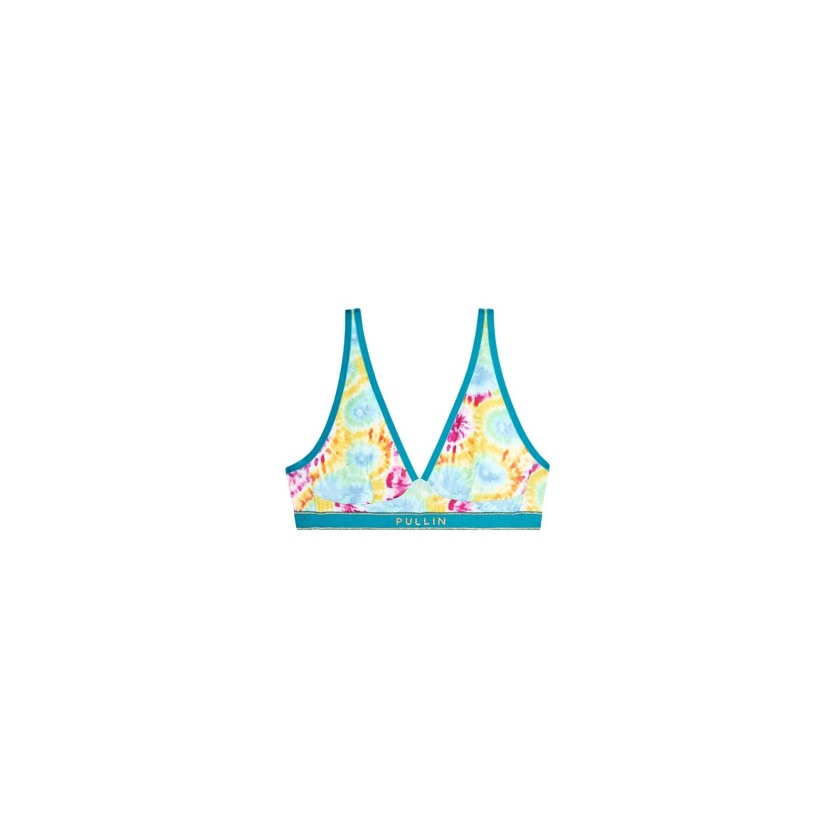 TRIANGLE FOULARD GOA bleu clair, PULLIN