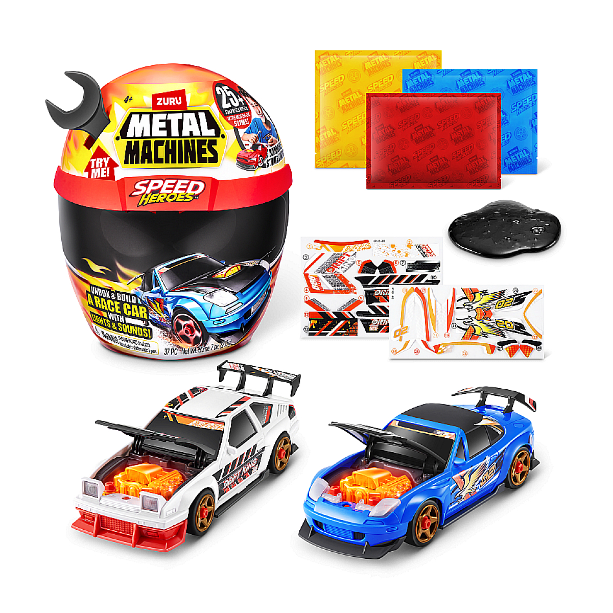 Box metal machines - Speed heroes couleur unique, ZURU
