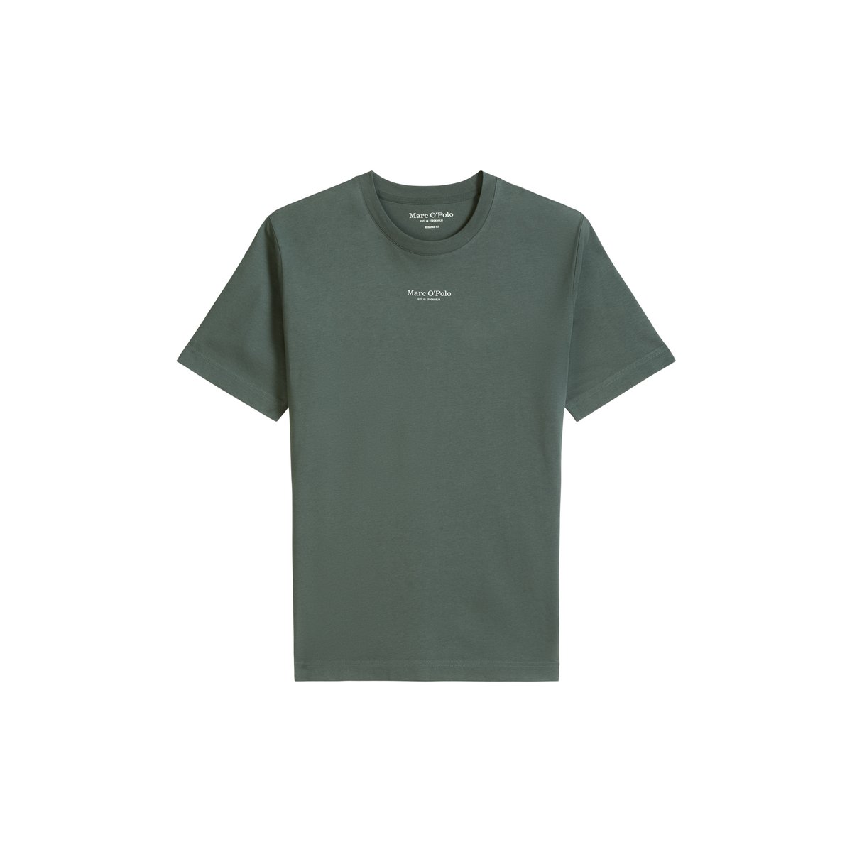 T-shirt regular en pur coton bio gris, MARC O'POLO