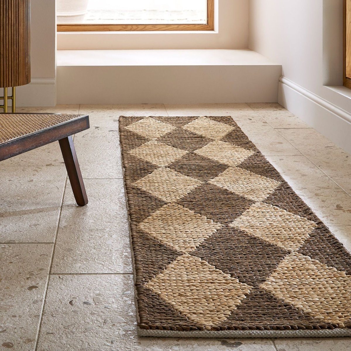 Tapis en jute de couloir EFFIE marron, FLAIR RUGS