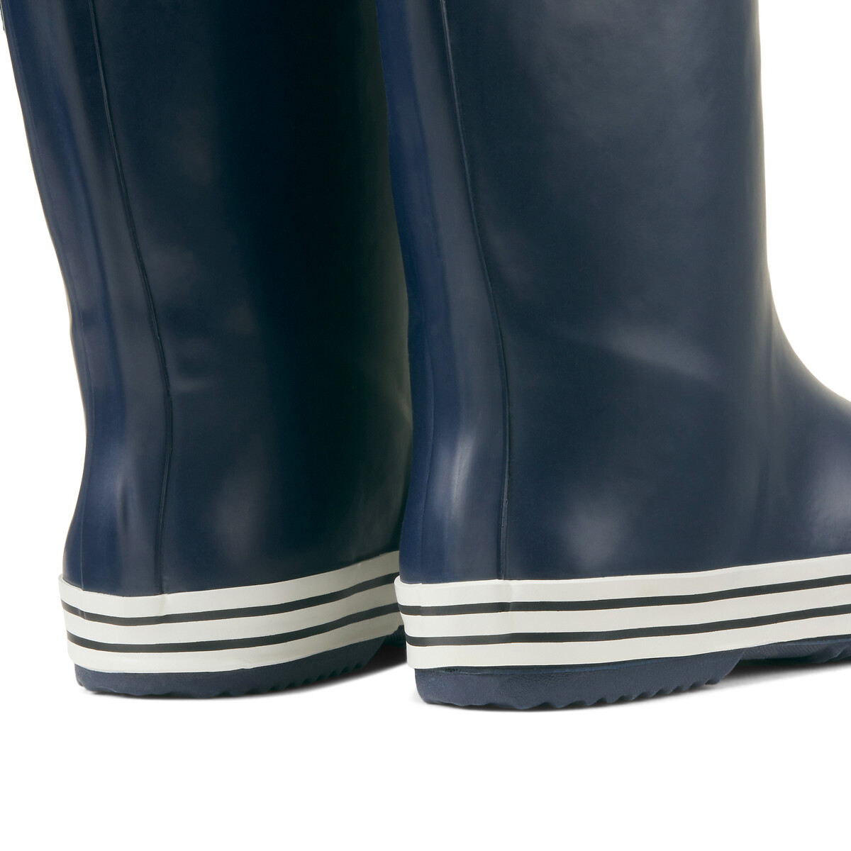 Bottes de pluie en caoutchouc bleu marine, LA REDOUTE COLLECTIONS
