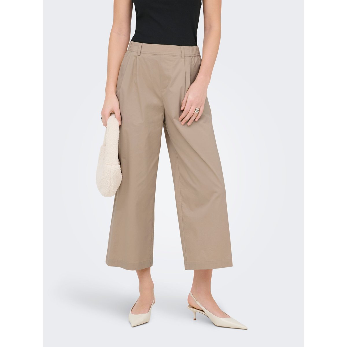 Jupe Culotte grise - oxford tan, ONLY