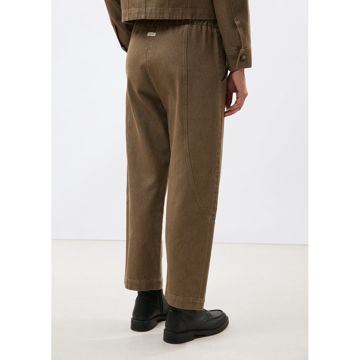 Pantalon carotte 7/8ème en denim sienne, HUMILITY