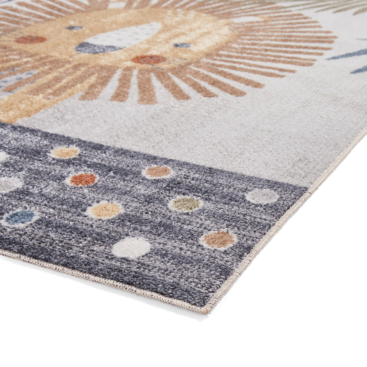 Kids Washable Lion Rug multi-coloured, SO'HOME
