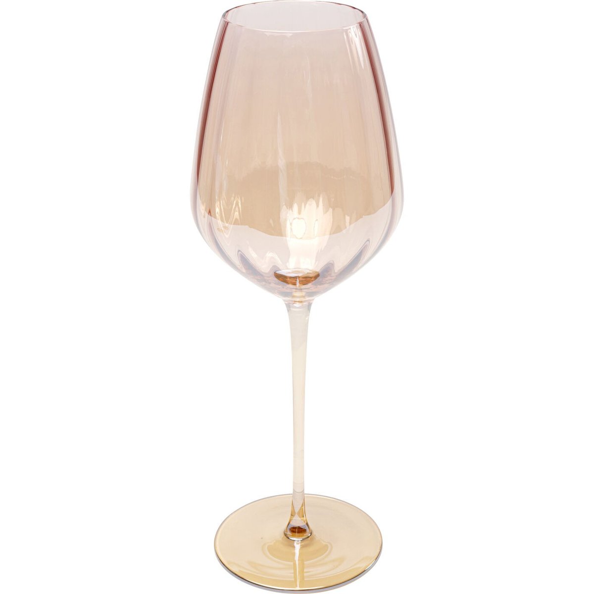 Lot de 6 verres à vin blanc, MOCCA marron, KARE DESIGN