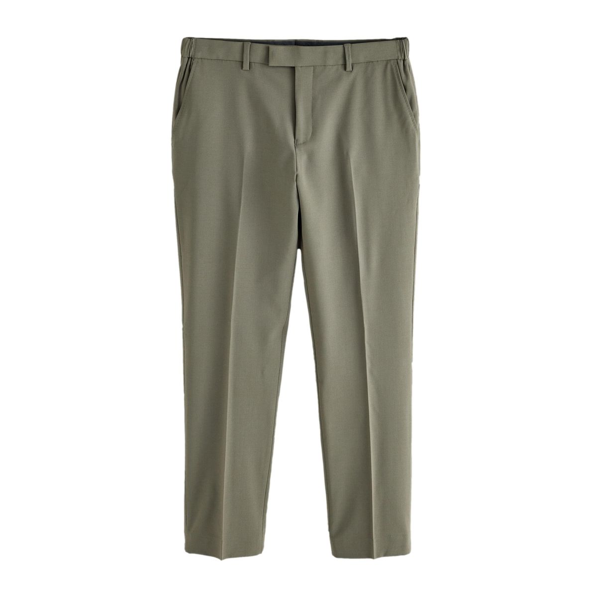 Pantalon de costume près du corps en laine signature vert sauge, NEXT