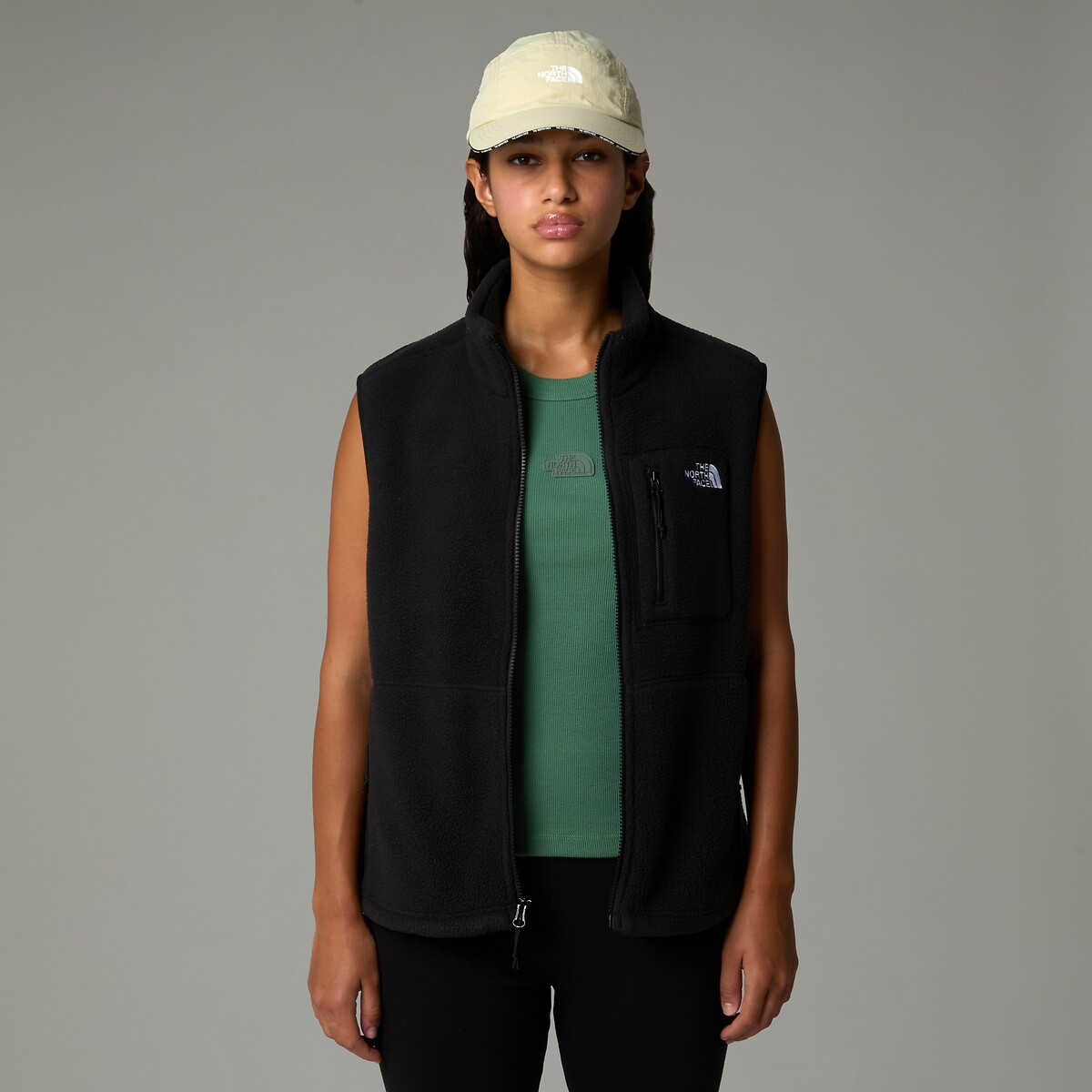 Veste polaire sans manches Yumiori noir, THE NORTH FACE
