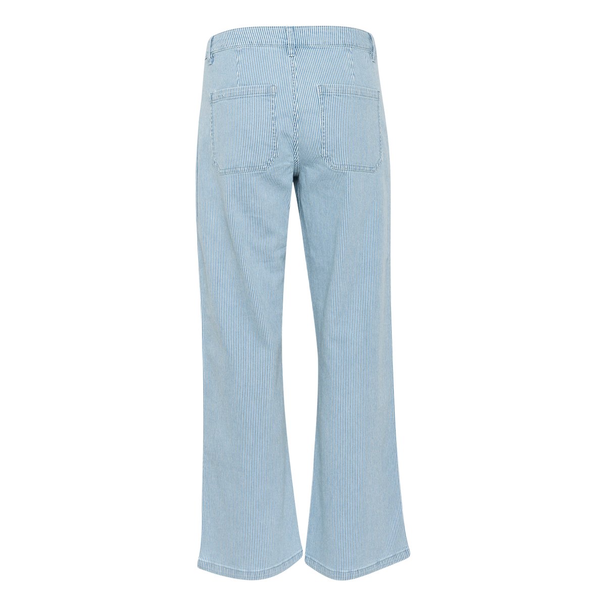 Casual pants bleu/blanc rayures, CULTURE