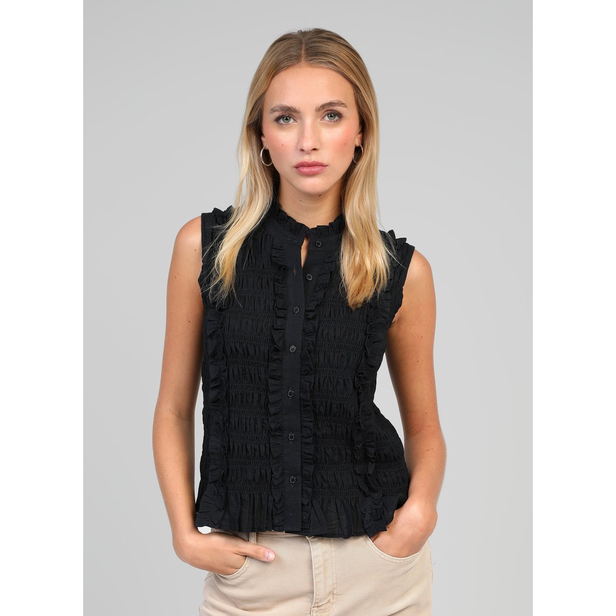 Chemise SLOANE noir, AN'GE