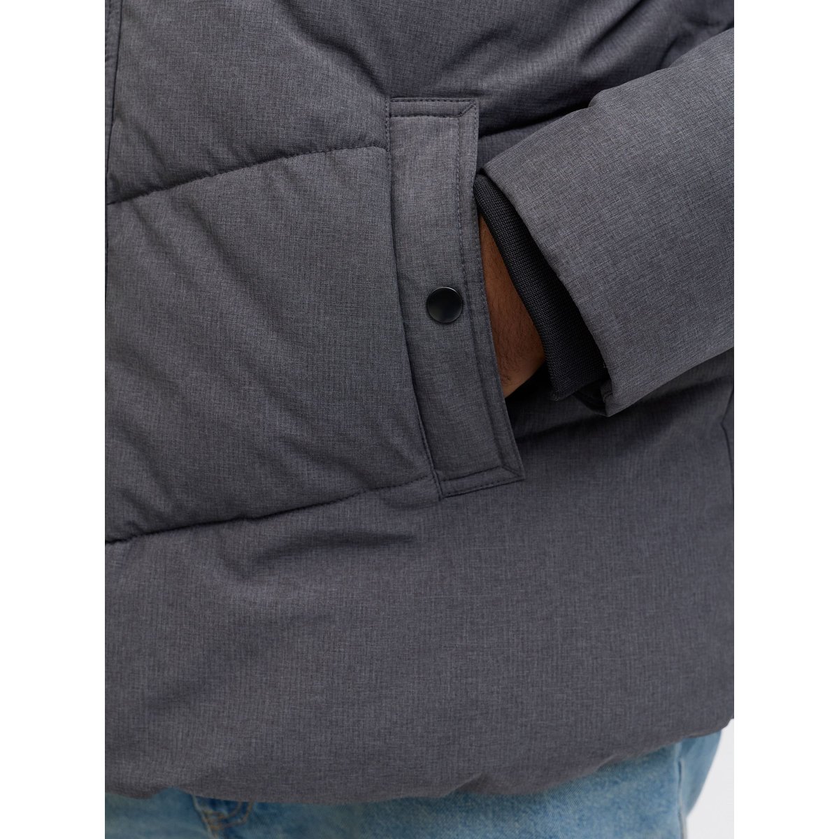 Doudoune dark grey melange, JACK & JONES