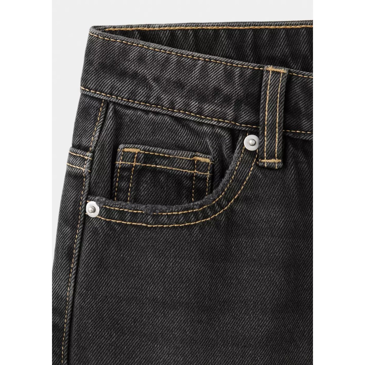 Jean ballon black denim, MANGO KIDS
