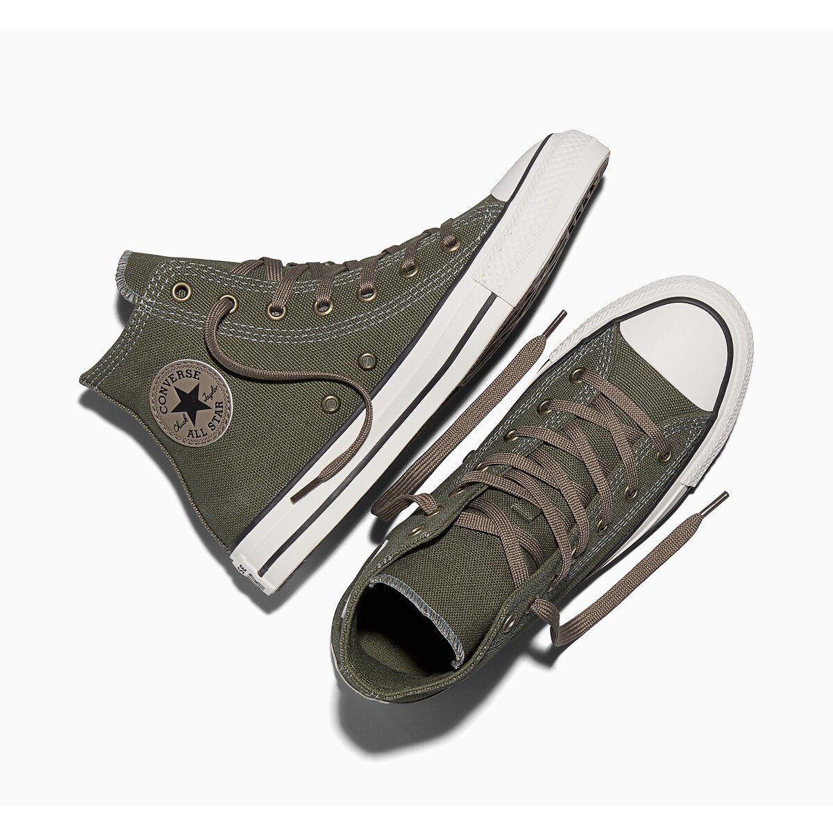 Baskets CHUCK TAYLOR ALL STAR HI PREMIUM CANVAS kaki, CONVERSE