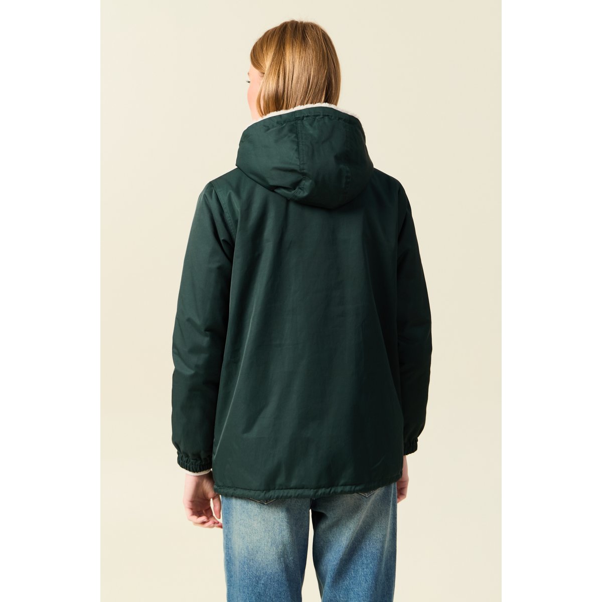 Parka réversible vert, BONOBO