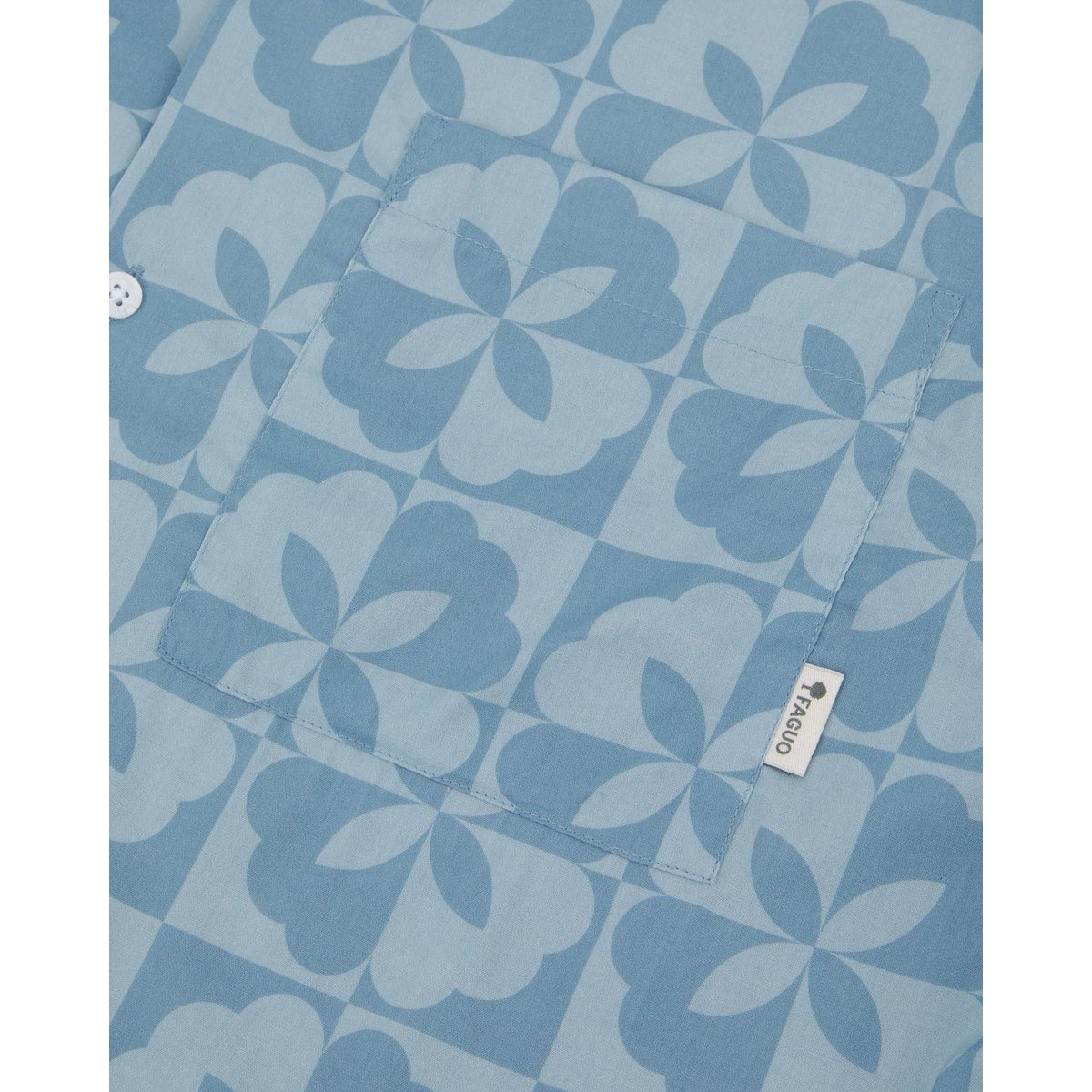 Chemise PAIOLIVE bleu moyen, FAGUO