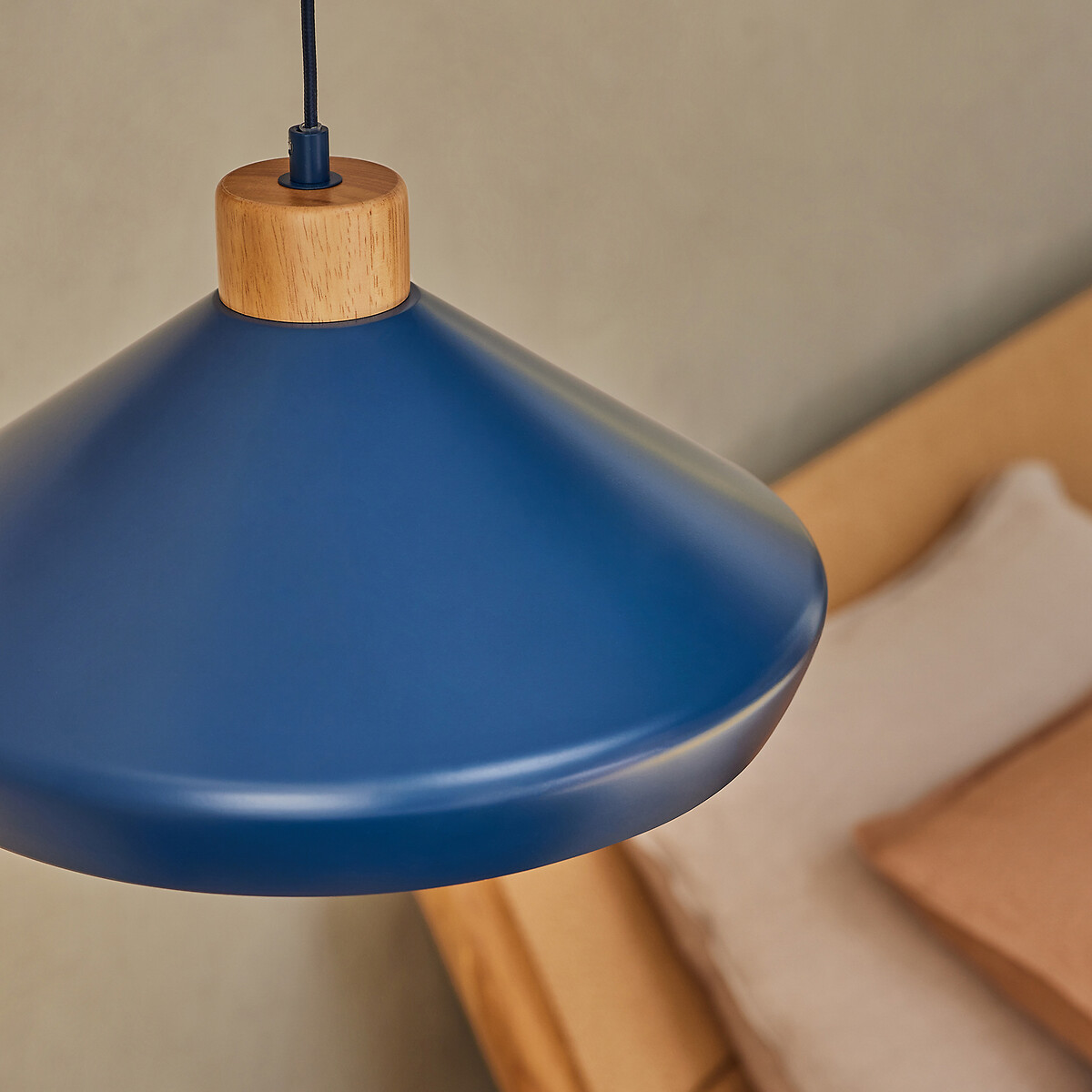 MADE.COM Albert Pendant Light navy, MADE