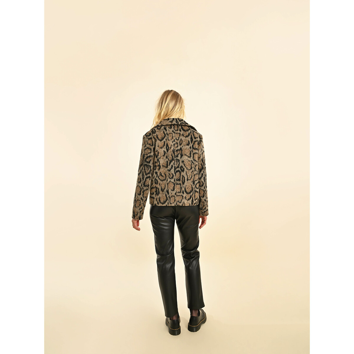 Leopard Print Jacket beige print, MOLLY BRACKEN