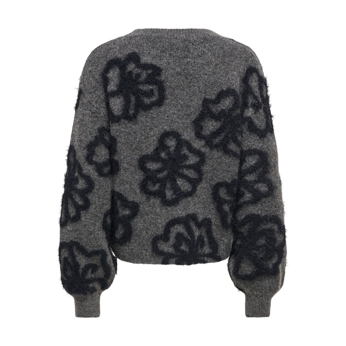 Pull En Maille dark grey melange, ONLY