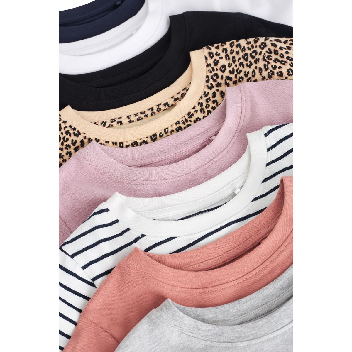 T-shirt, lot de 8 multi-couleurs, NEXT