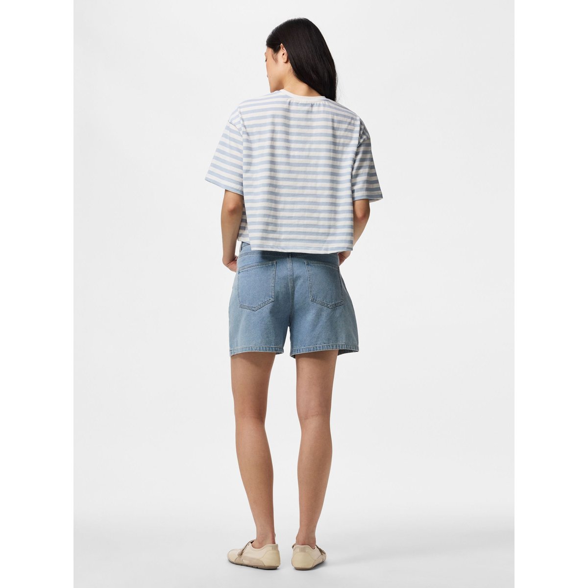 T-Shirt cashmere blue, PIECES
