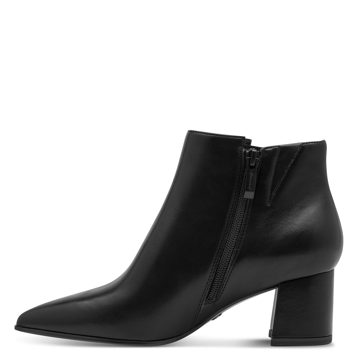 Bottine talon bloc noir, TAMARIS