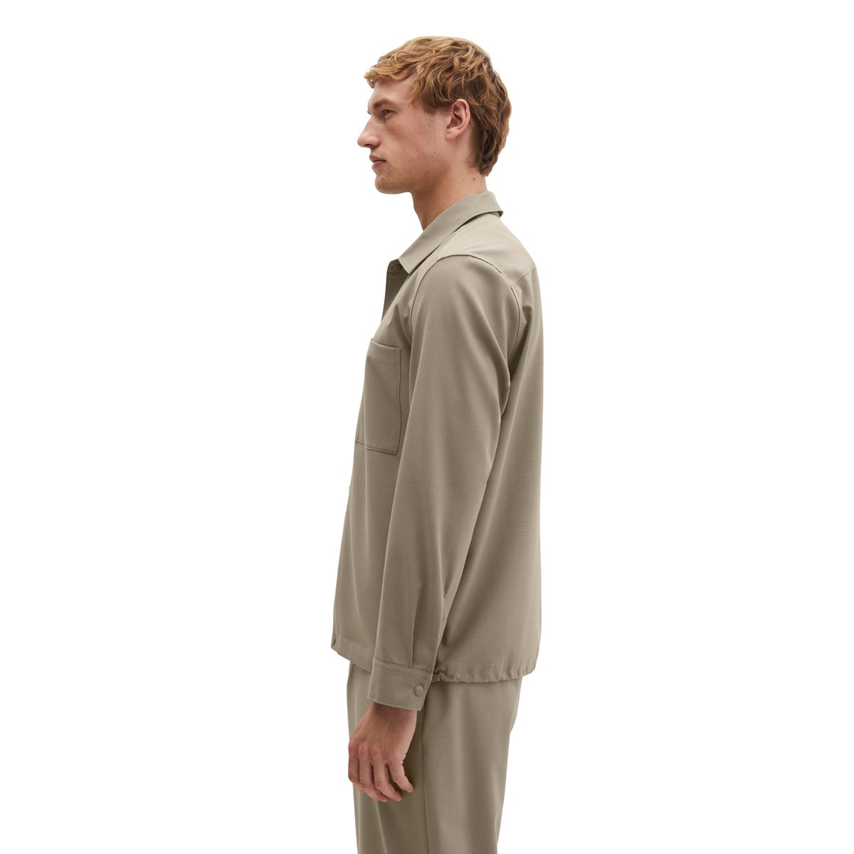 Survêtement Travel Collection en Tech Wool Blend extensible marron, MARC O'POLO