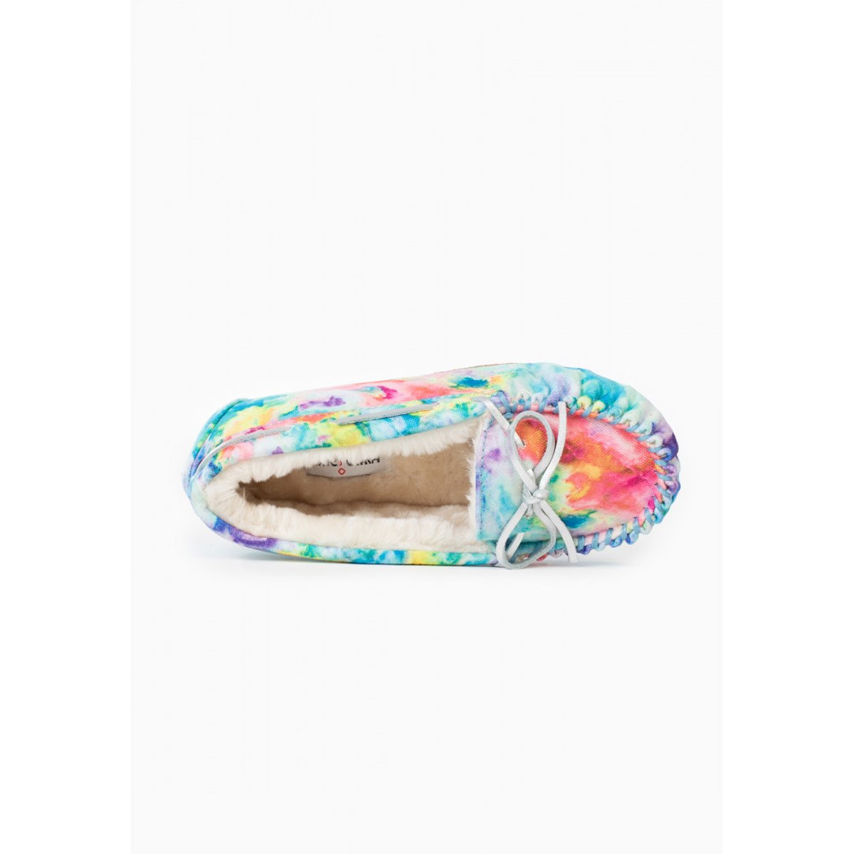 Mocassins en daim CASSIE bleu, MINNETONKA