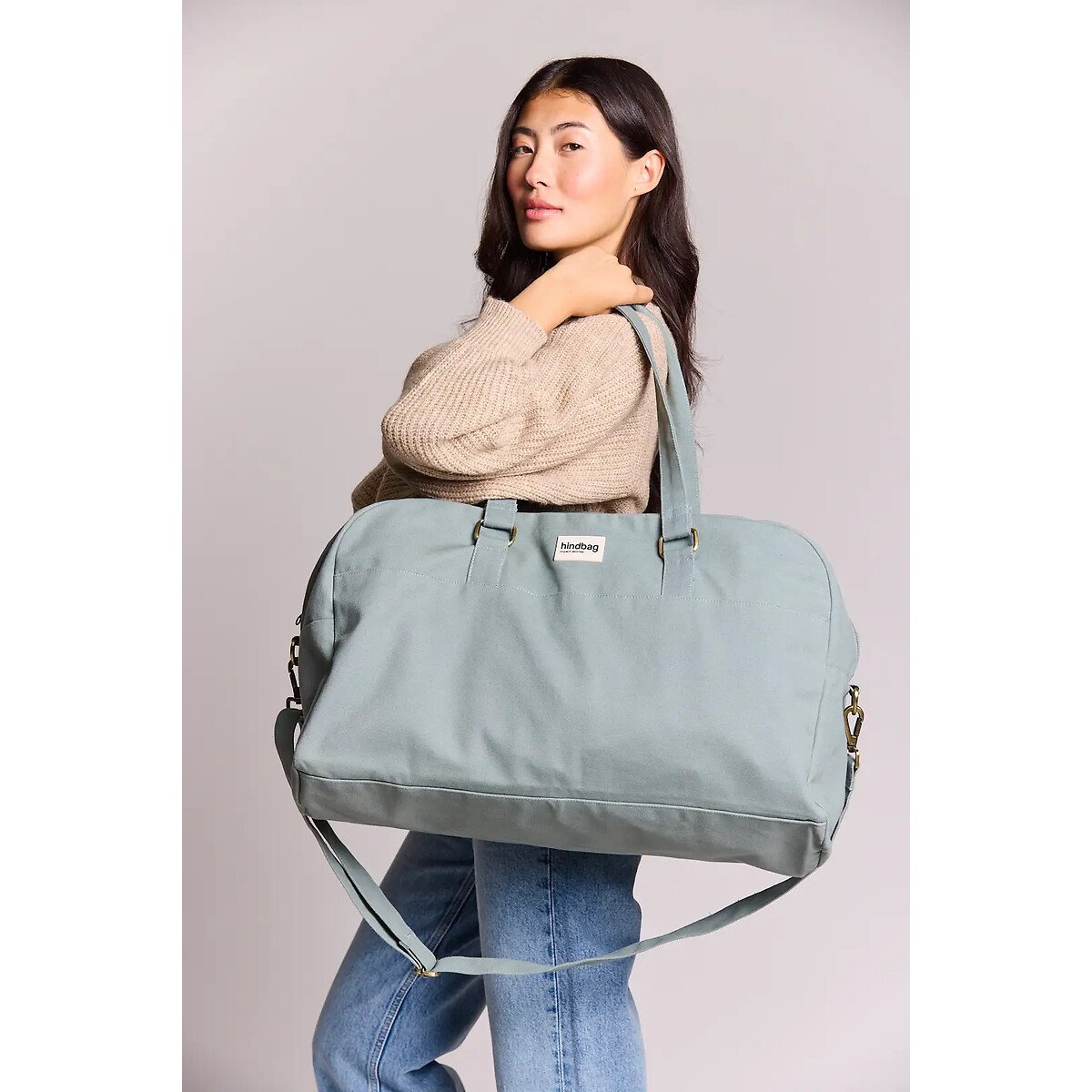 Reisetasche, YVES graugrün, HINDBAG
