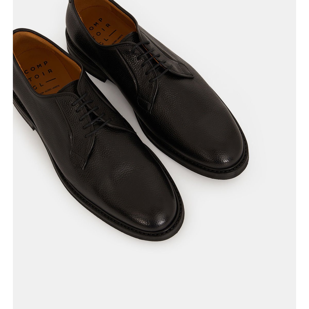 Derbies opera en cuir goodyear noir, COMPTOIR GL