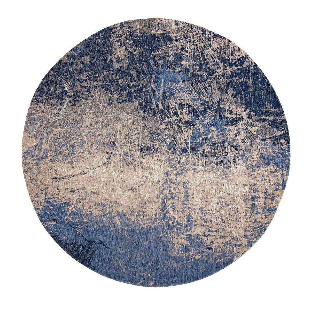 Tapis intérieur/extérieur tissé plat BLUE VOID - Louis de Poortere bleu, NOVATREND
