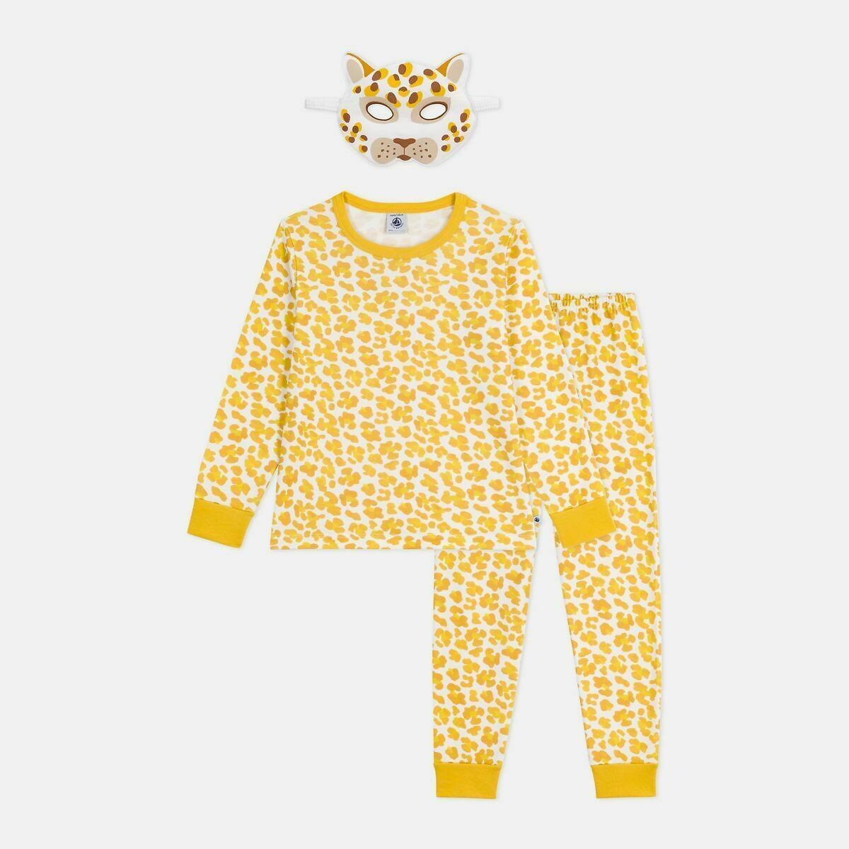 Pyjama déguisement enfant en coton imprimé léopard imprimé léopard, PETIT BATEAU