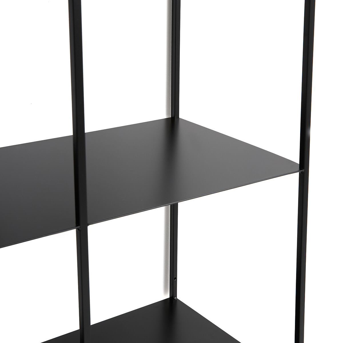 Libreria a parete in acciaio, altezza 100,6 cm, PARALLEL nero , AM.PM