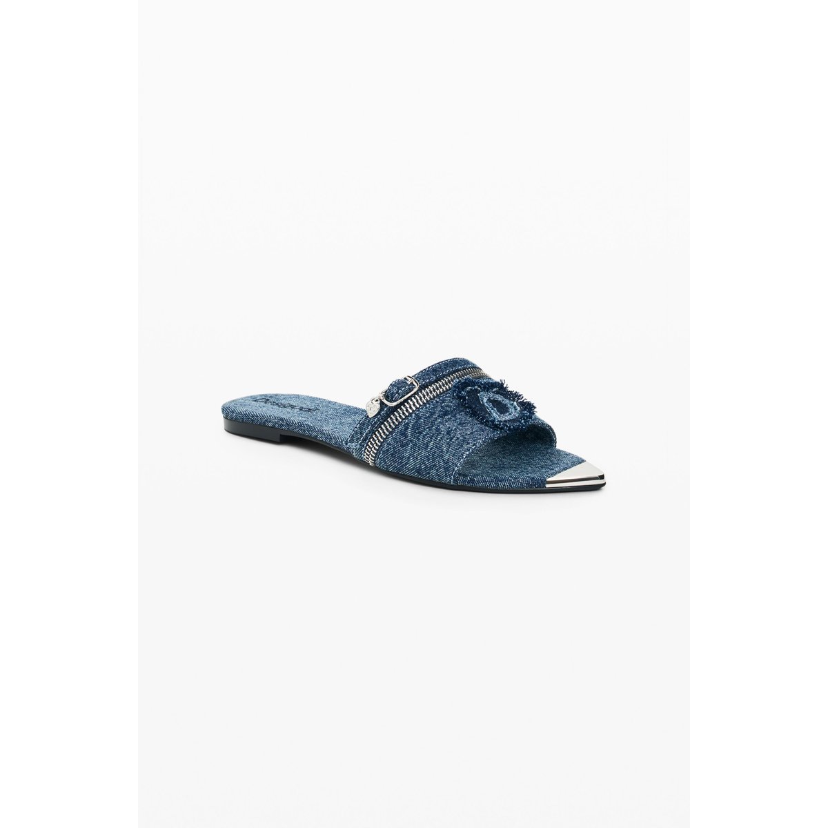 Sandale plate denim bleu, DESIGUAL