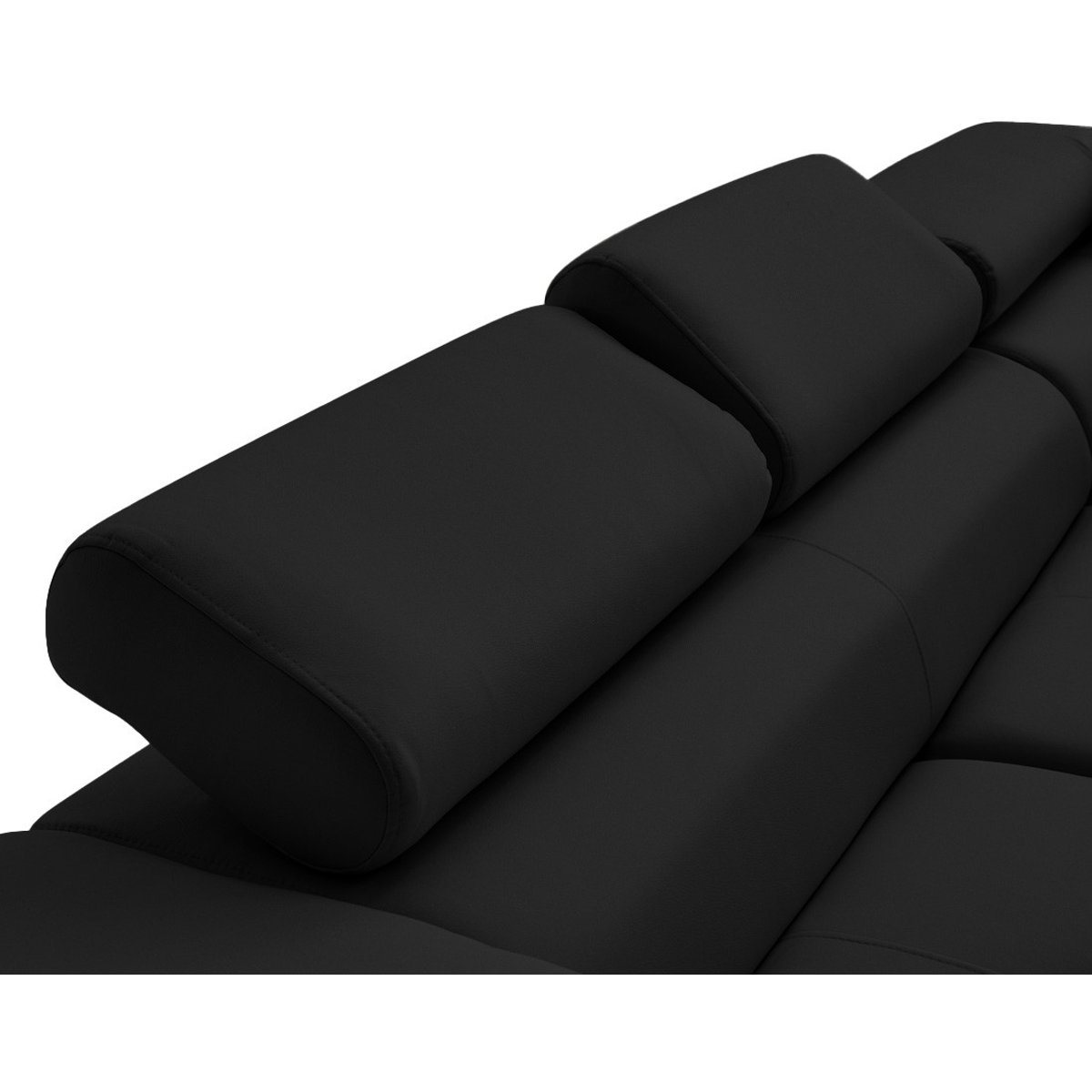 Canapé d'Angle Convertible 5 places - ZARIA noir, BEST MOBILIER