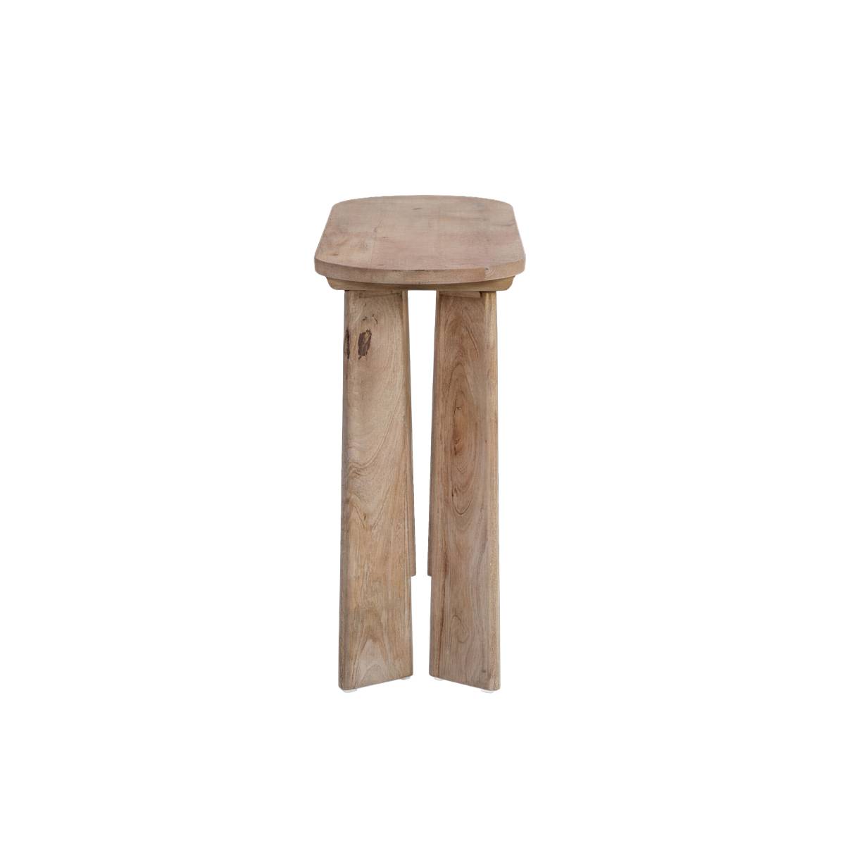 Console en bois de manguier LILEA bois clair, MADE IN MEUBLES 