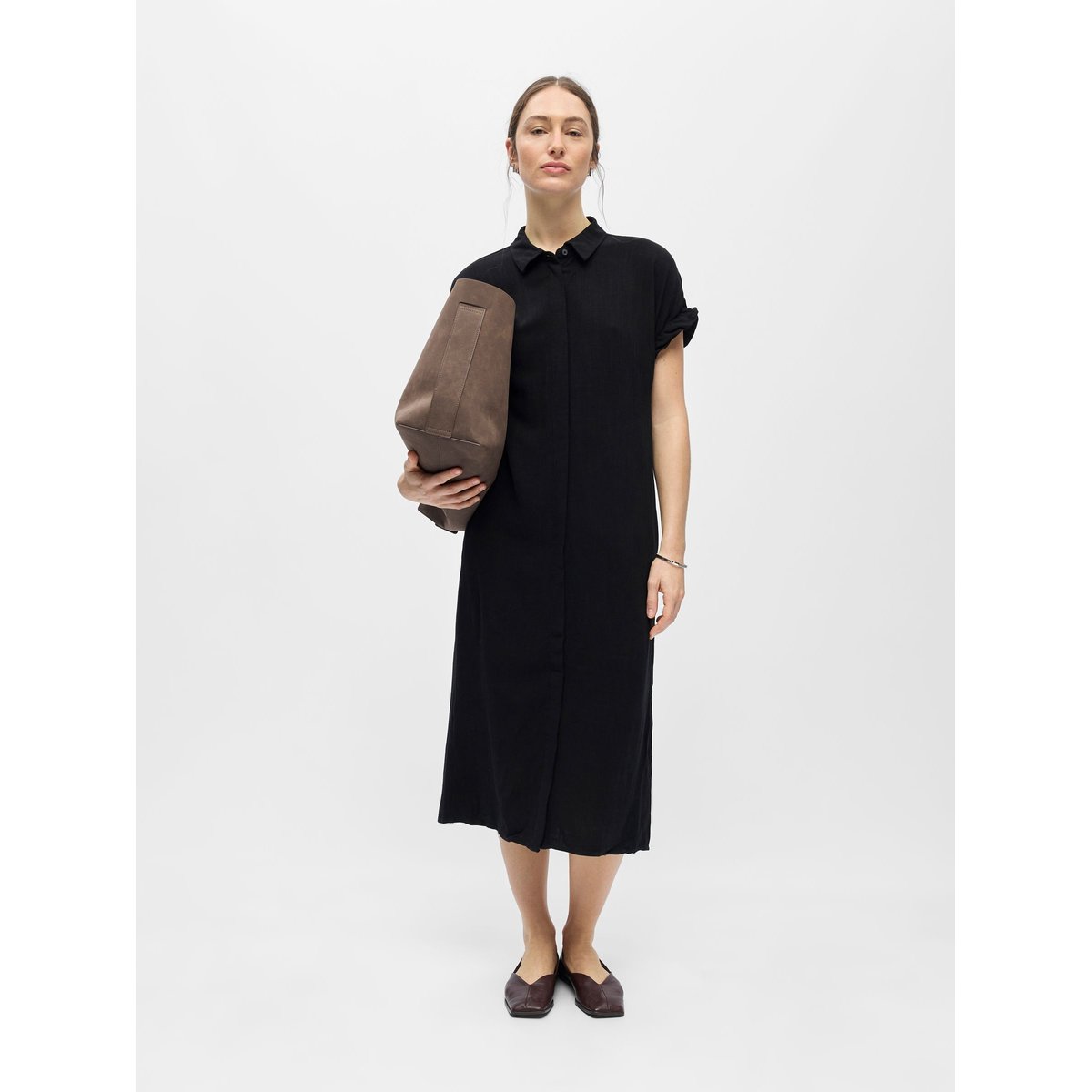 Robe-Chemise noir - black, OBJECT