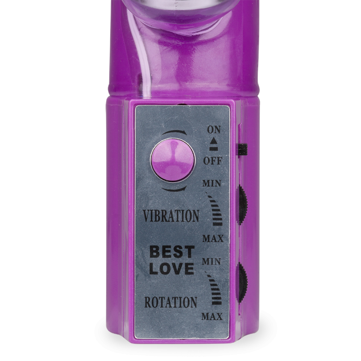 Vibromasseur puissant rabbit Magic Beads violet, LOVE AND VIBES
