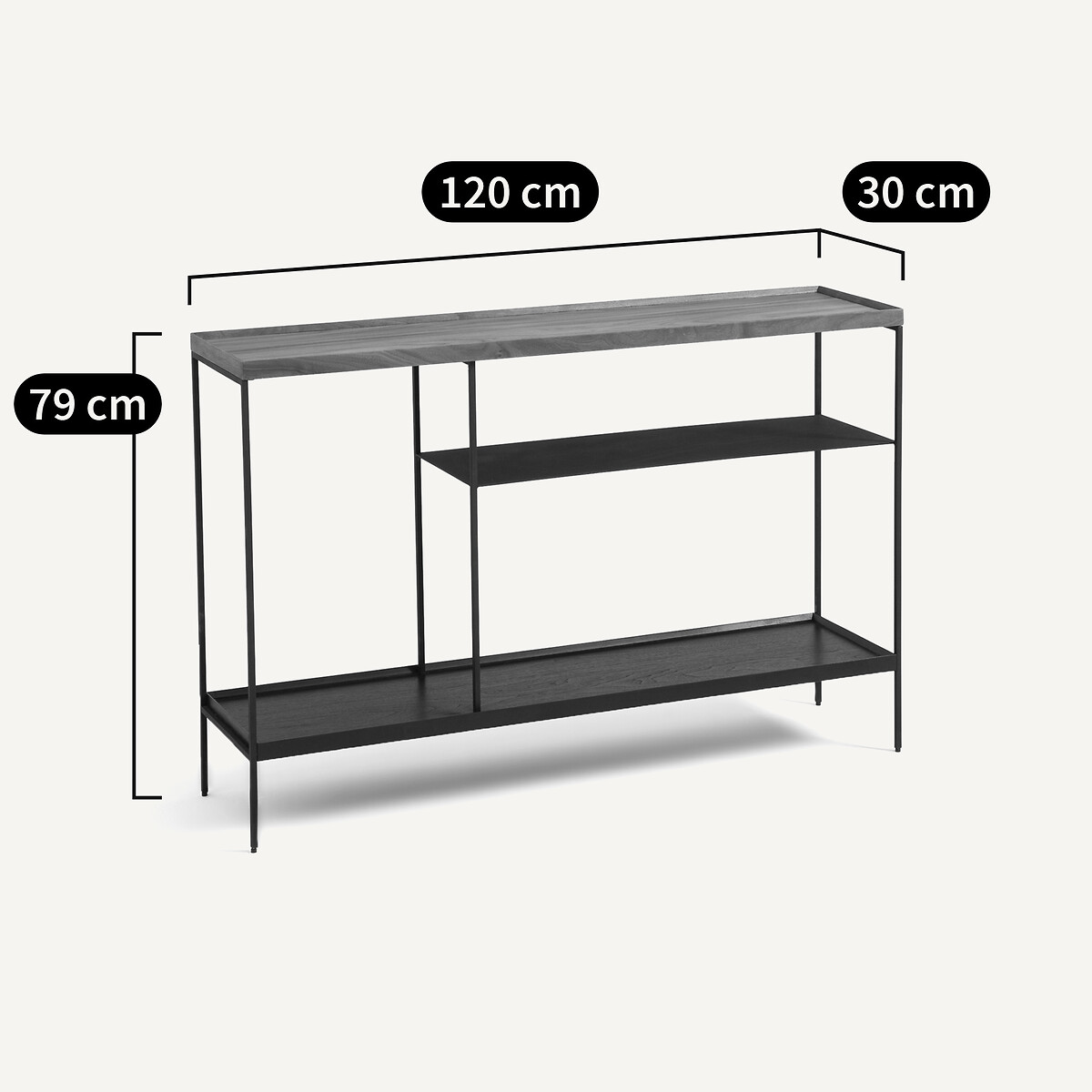 Tidder Console Table natural oak, AM.PM