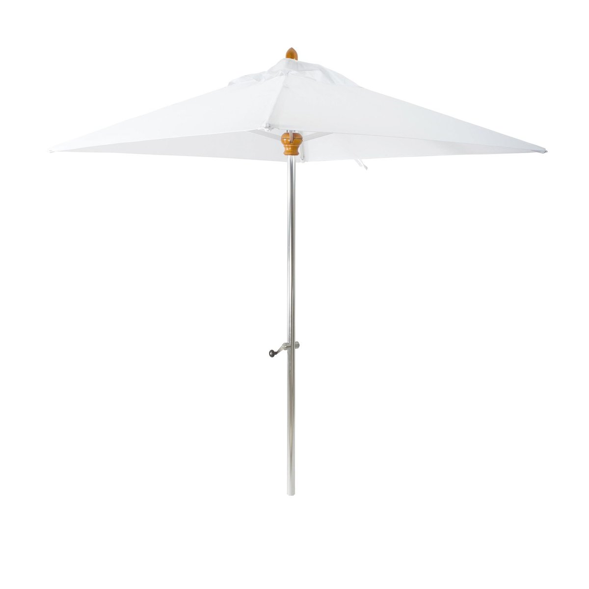 Parasol en aluminium et toile, COMETE blanc, NOW'S HOME