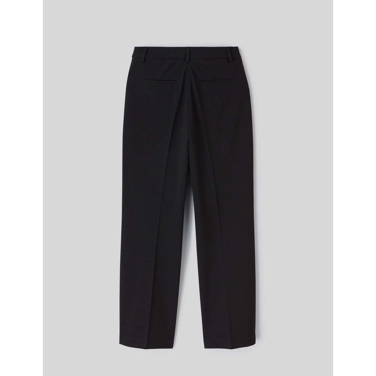 Pantalon tailleur droit noir, BZB