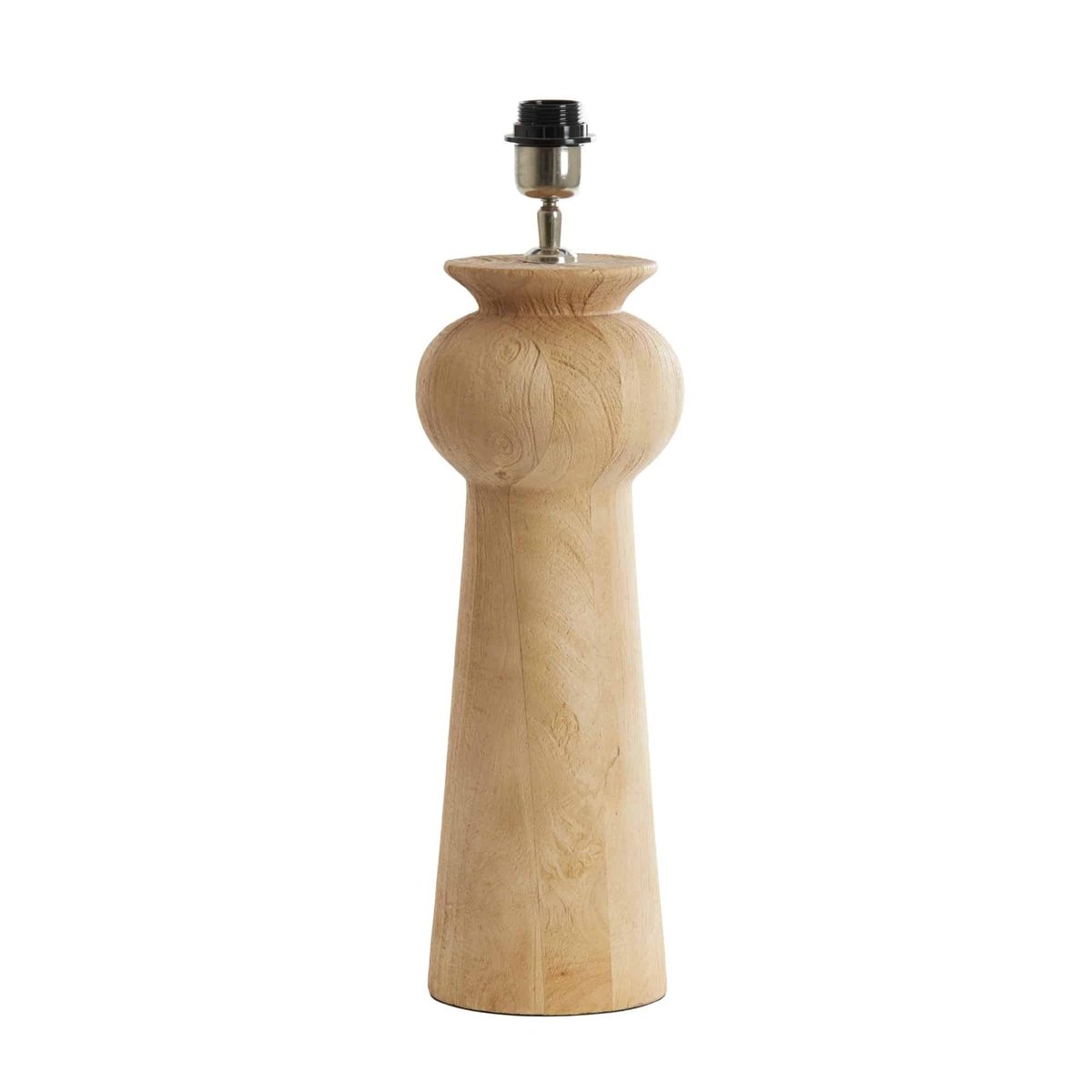 Base De La Lampe Bois BAGLIO naturel, LIGHT & LIVING
